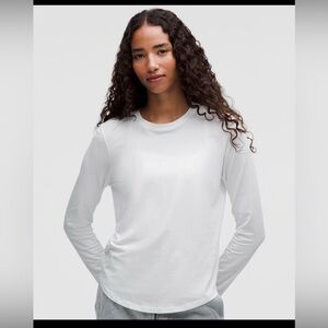 Lululemon Love Long Sleeve White Shirt
